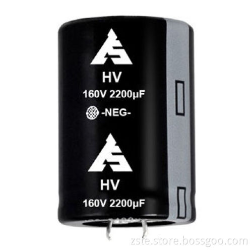Snap-in aluminum electrolytic capacitor for Servo, with wide temperature, 160V, 2200uf, 3000hrsNew